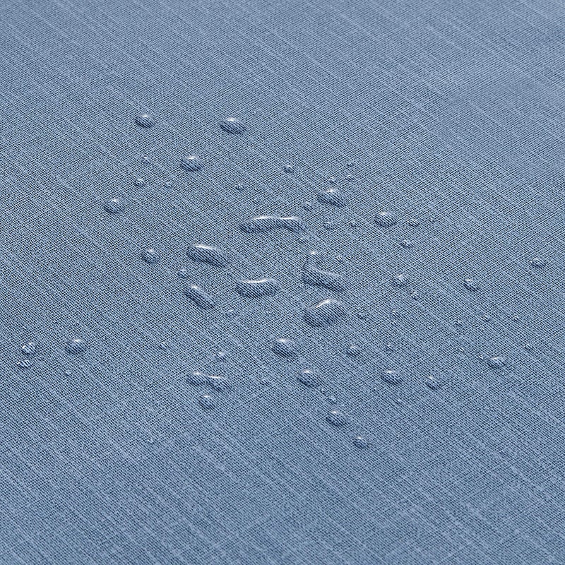 NLMUVW Square Vinyl Tablecloth 100% Waterproof Oil Proof Spill Proof PVC Table Cloth Wipe Clean Table Cover for Kitchen Dining Picnic, 54 x 54 inch, Blue - Image 5